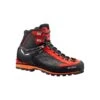 Salewa Wanderschuhe Crow GTX (Berg-Trekking, Veloursleder, Wasserdicht) Schwarz/rot Herren