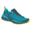 Salewa Trail-Laufschuhe Dropline Mesh Hellblau Herren