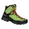 Salewa Wanderschuhe MTN Trainer 2 Mid GTX (Alpine, Veloursleder, Wasserdicht) Grün Herren