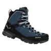 Salewa Wanderschuhe MTN Trainer 2 Mid GTX (Alpine, Veloursleder, Wasserdicht) Denimblau Damen