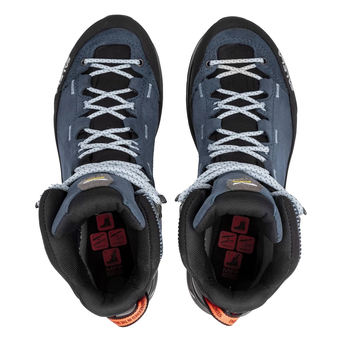 Salewa Wanderschuhe MTN Trainer 2 Mid GTX (Alpine, Veloursleder, Wasserdicht) Denimblau Damen 5 Salewa Wanderschuhe MTN Trainer 2 Mid GTX (Alpine, Veloursleder, Wasserdicht) Denimblau Damen – Bild 5