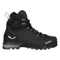 Salewa Wanderschuhe Ortles Edge Mid GTX (Alpine, Veloursleder, Wasserdicht) Schwarz Herren