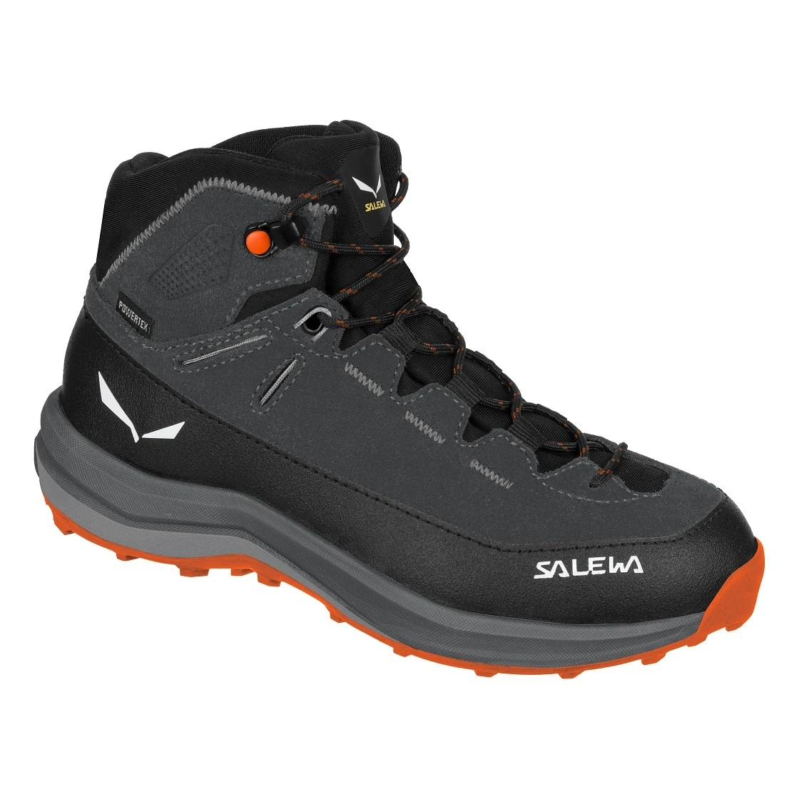 Salewa Wanderschuhe MTN Trainer 2 Mid PTX (Powertex, Wasserdicht) Schwarz Kinder 1 Salewa Wanderschuhe MTN Trainer 2 Mid PTX (Powertex, Wasserdicht) Schwarz Kinder