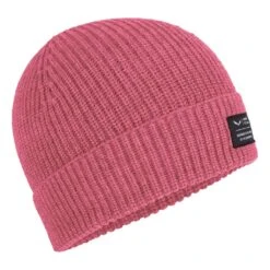 Salewa Mütze (Beanie) Puez Awr (weich, Warm Und Rippstruktur) Pink - 1 Stück
