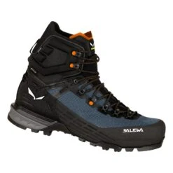 Salewa Wanderschuhe Ortles Edge Mid GTX (Alpine, Veloursleder, Wasserdicht) Navyblau/schwarz Herren