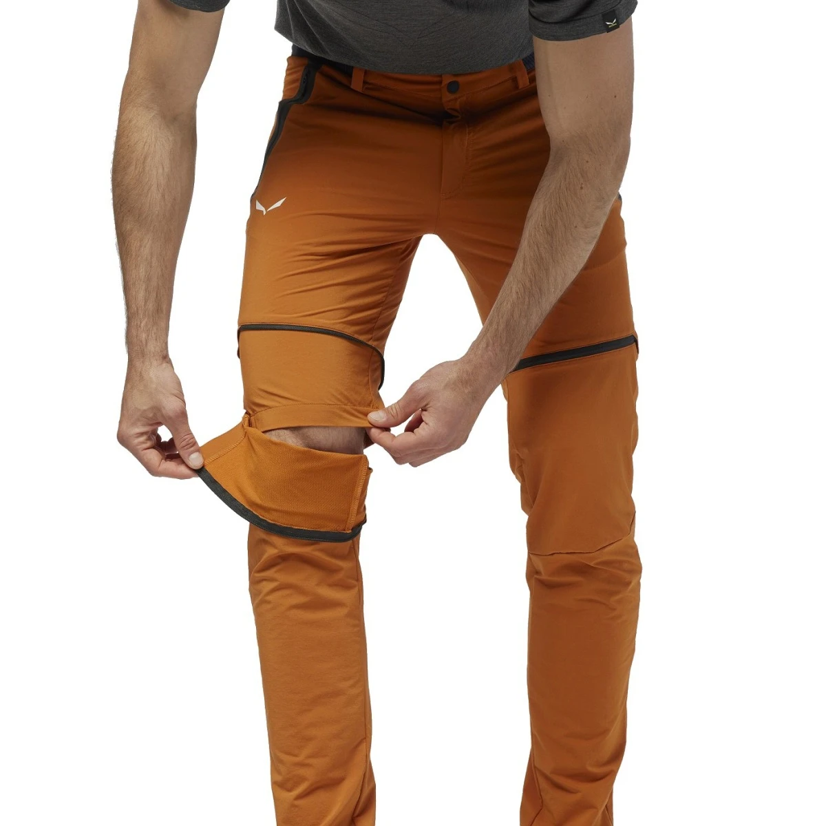 Salewa Wander-Softshellhose Pedroc Durastretch Outdoor Lang Orange Herren 4 Salewa Wander-Softshellhose Pedroc Durastretch Outdoor Lang Orange Herren – Bild 4