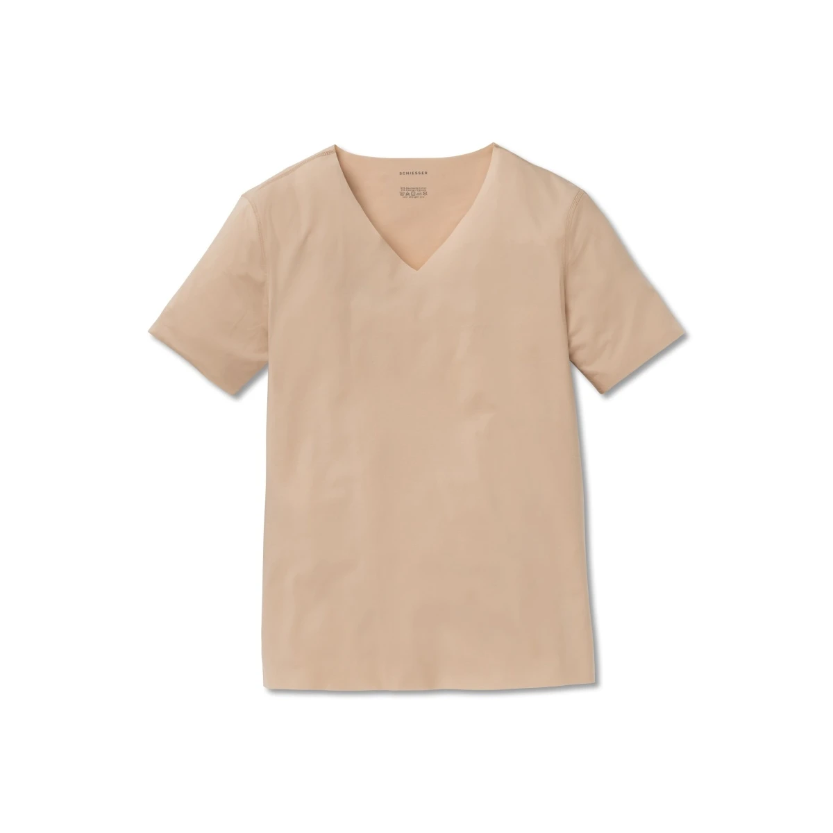 Schiesser T-Shirt Seamless V-Ausschnitt Laser Cut Kurzarm (Interlock, Nahtlos) Unterwäsche Beige Herren 3 Schiesser T-Shirt Seamless V-Ausschnitt Laser Cut Kurzarm (Interlock, Nahtlos) Unterwäsche Beige Herren – Bild 3