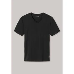 Schiesser Tshirt V-Ausschitt Mix+Relax 1875 Schwarz Herren -Günstiges Draussen Herz Geschäft Schiesser shirt kurzarm v ausschitt 1875 169916 000204 1200x1200 1