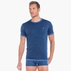 Schöffel Sport-Tshirt Merino Sport Unterwäsche Blau Herren
