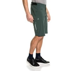 Schöffel Fahrrad-Wanderhose Trans Canada 4-Wege Stretch Kurz Grün Herren -Günstiges Draussen Herz Geschäft Schoeffel 23234 6980 Shorts Trans Canada 3 1200x1200 1