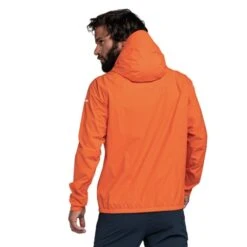 Schöffel Sommer Wanderjacke Tegelberg 2.5-Lagen (wasser- Und Winddicht, Leicht, Atmungsaktiv) Orange Herren -Günstiges Draussen Herz Geschäft Schoeffel 23275 5360 Tegelberg Jacke201 480x480 1