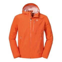 Schöffel Sommer Wanderjacke Tegelberg 2.5-Lagen (wasser- Und Winddicht, Leicht, Atmungsaktiv) Orange Herren -Günstiges Draussen Herz Geschäft Schoeffel 23275 5360 Tegelberg Jacke202 1200x1200 1