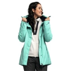 Schöffel Wintermantel Insulated Shoredrive Parka (wasser- Und Winddicht) Aquablau Damen