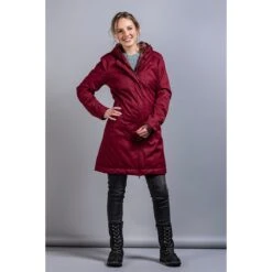 Tatonka Wintermantel Floy Coat (wasser- Und Winddicht, Wollwattierung) Rot Damen -Günstiges Draussen Herz Geschäft Tatonka 8650 085 Floy Coat Jacke 6 1200x1200 1