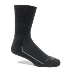 Wundersocks Wandersocke Crew Alp Plus Merinowolle Schwarz - 1 Paar