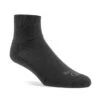 Wundersocks Alltags-/Sportsocke Ankle GO Merinowolle Schwarz - 1 Paar