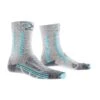 X-Socks Trekkingsocke Light Comfort Hellgrau/azurblau Damen - 1 Paar