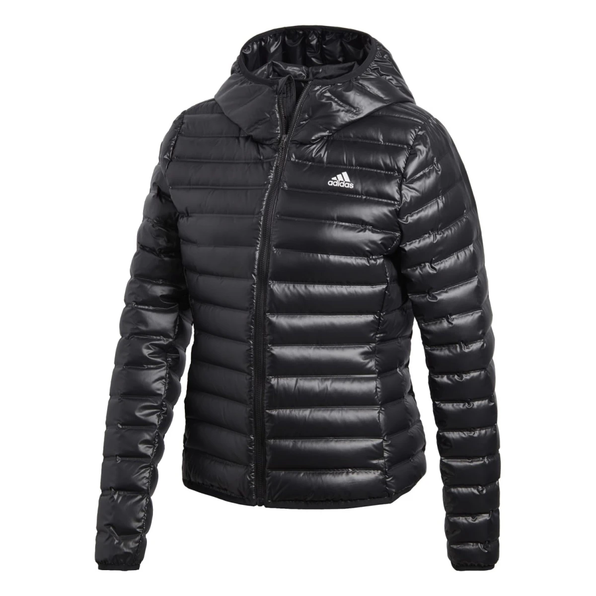 ADIDAS PERFORMANCE Adidas Daunenjacke Varilite Hooded (wind- Und Wasserabweisend, Kapuze) Schwarz Damen 1 ADIDAS PERFORMANCE Adidas Daunenjacke Varilite Hooded (wind- Und Wasserabweisend, Kapuze) Schwarz Damen