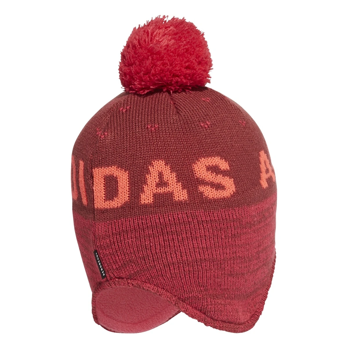 ADIDAS PERFORMANCE Adidas Mütze (Bommel) LK Peruvian Rot Kinder 2 ADIDAS PERFORMANCE Adidas Mütze (Bommel) LK Peruvian Rot Kinder – Bild 2
