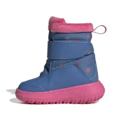 ADIDAS PERFORMANCE Adidas X Disney Winterstiefel Winterplay I Frozen (Nylon, Futter, Schmutzfang, Klettverschluss) Blau Kleinkinder -Günstiges Draussen Herz Geschäft adidas GZ1709 Winterplay I Winterschuh205 1200x1200 1