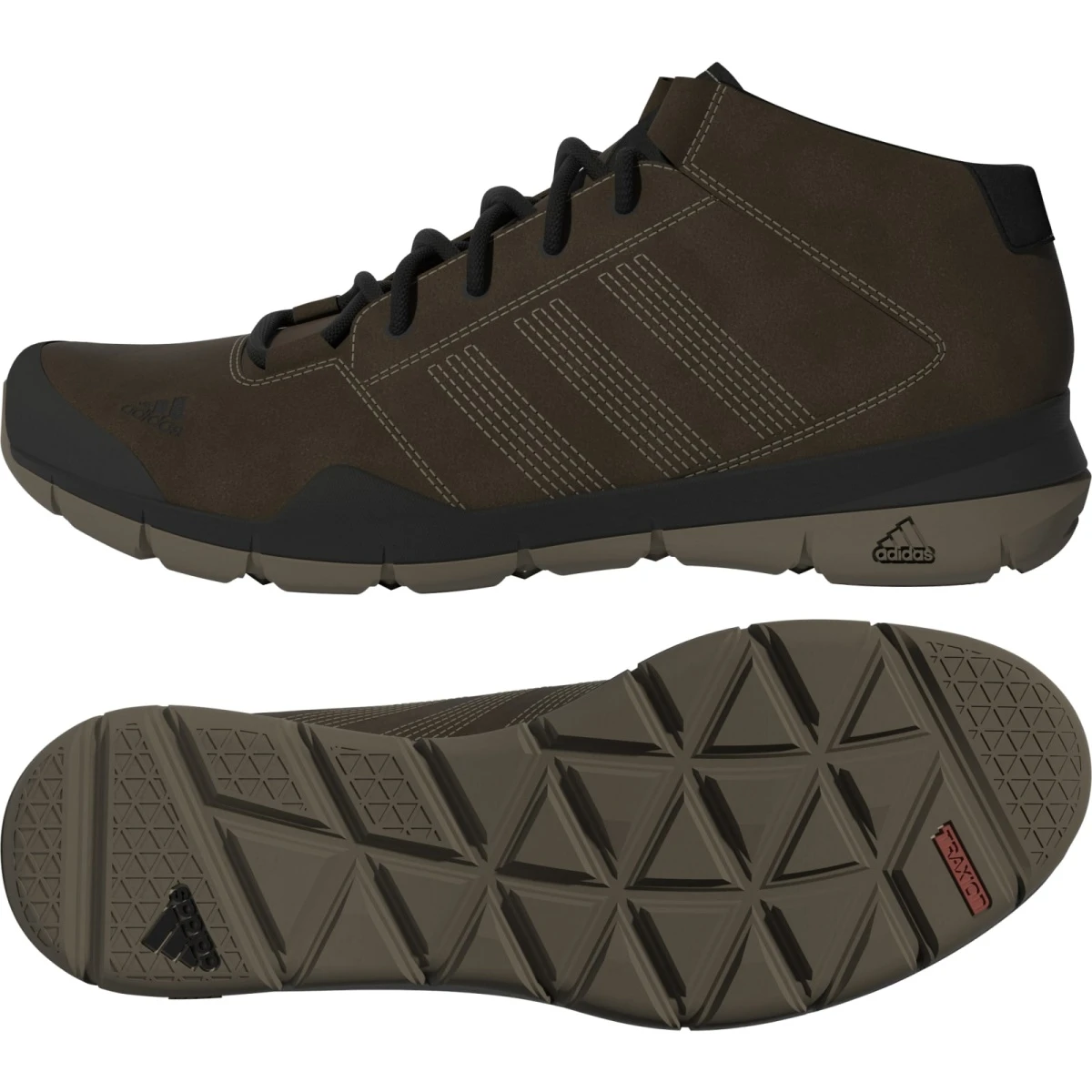ADIDAS PERFORMANCE Adidas Wander-Travelschuhe Anzit Mid DLX (weiches Nubukleder) Braun Herren 1 ADIDAS PERFORMANCE Adidas Wander-Travelschuhe Anzit Mid DLX (weiches Nubukleder) Braun Herren
