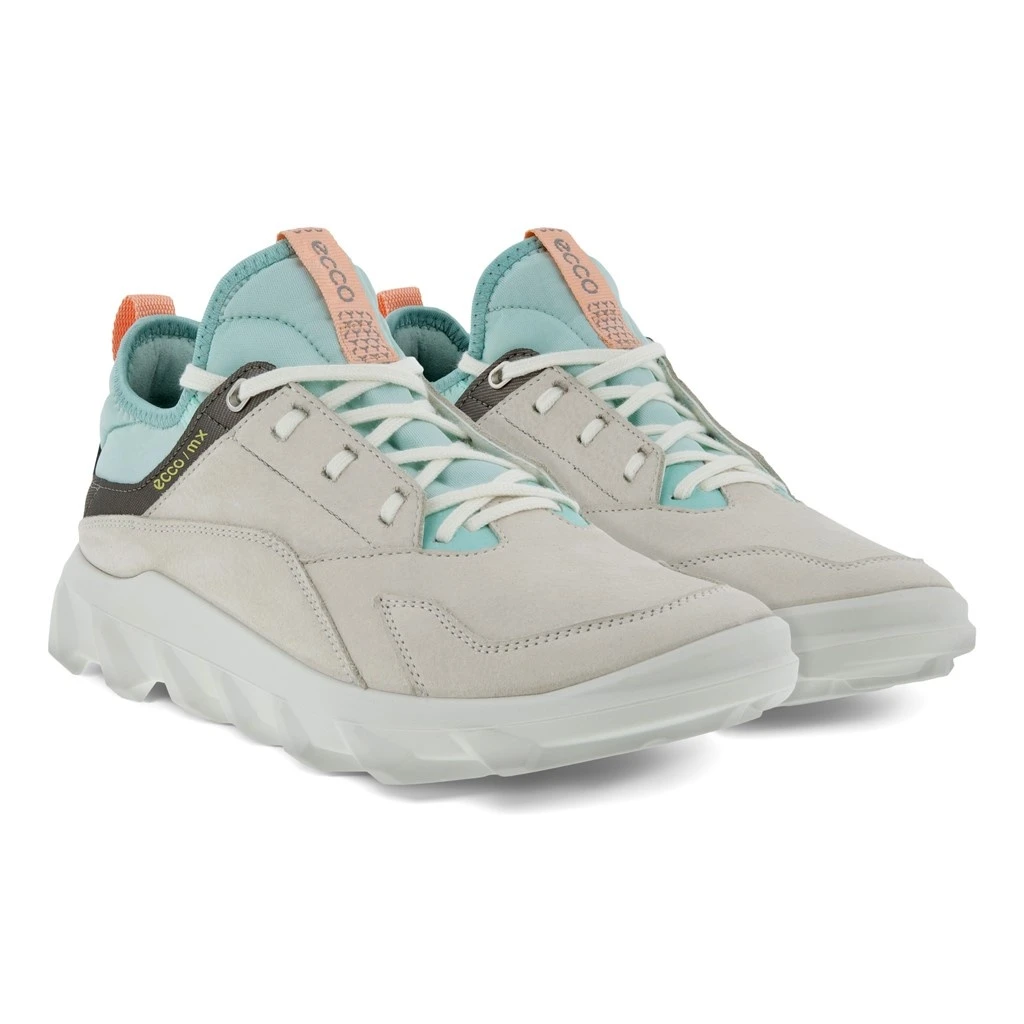 ECCO Wanderschuhe MX Low Nubukleder - Strapazierfähige Sohle, Sockenartige Konstruktion - Hellgrau Damen 1 ECCO Wanderschuhe MX Low Nubukleder - Strapazierfähige Sohle, Sockenartige Konstruktion - Hellgrau Damen