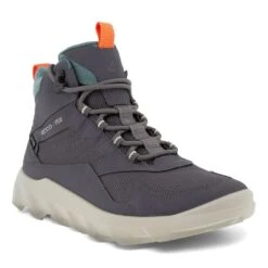 ECCO Sneaker-Wanderschuhe MX Mid GTX (Premiumleder, Wasserdicht) Gravitygrau Damen -Günstiges Draussen Herz Geschäft ecco 820223 60091 MX Mid GTX Schuh202 1024x1024 1
