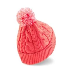 Puma Wintermütze (Pompon) Cable Pom Beanie Pink Damen -Günstiges Draussen Herz Geschäft puma wintermutze pompon Cable 024218 03 2 960x960 1
