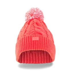 Puma Wintermütze (Pompon) Cable Pom Beanie Pink Damen -Günstiges Draussen Herz Geschäft puma wintermutze pompon Cable 024218 03 3 960x960 1