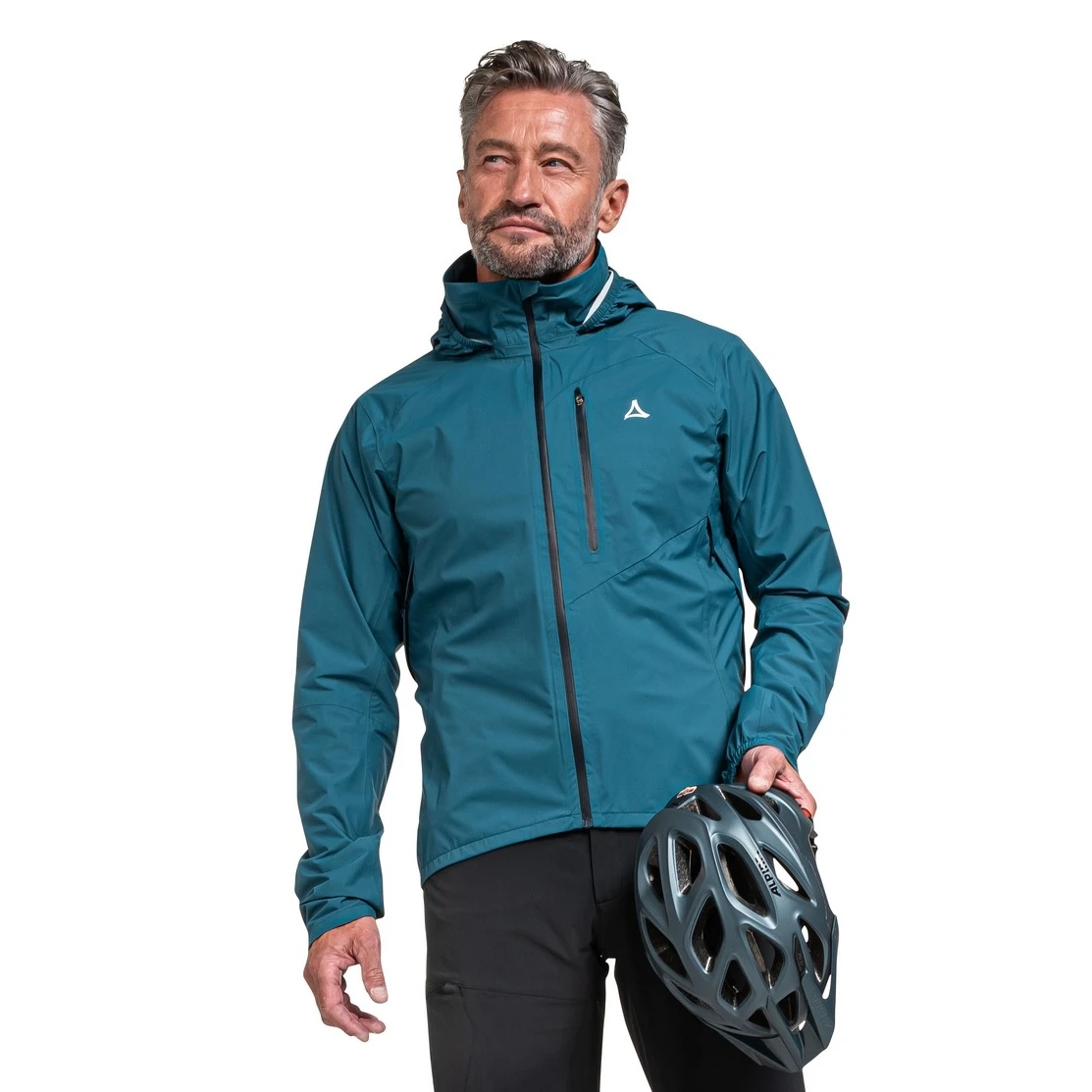 Schöffel Fahrrad-Regenjacke 2,5-Lagen Bohusleden (wasserdicht) Tealblau Herren 1 Schöffel Fahrrad-Regenjacke 2,5-Lagen Bohusleden (wasserdicht) Tealblau Herren